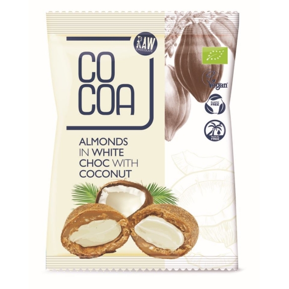 Migadły w białej polewie kokosowej BIO 70 g Cocoa cena 12,89zł