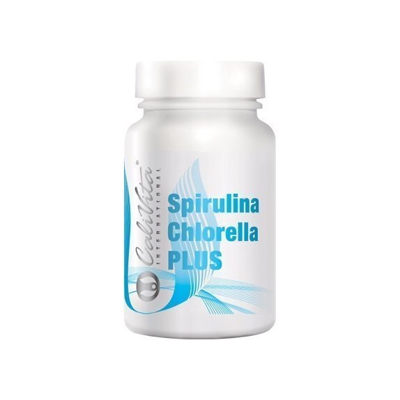 Calivita Spirulina Chlorella Plus 100 tabletek cena 143,19zł