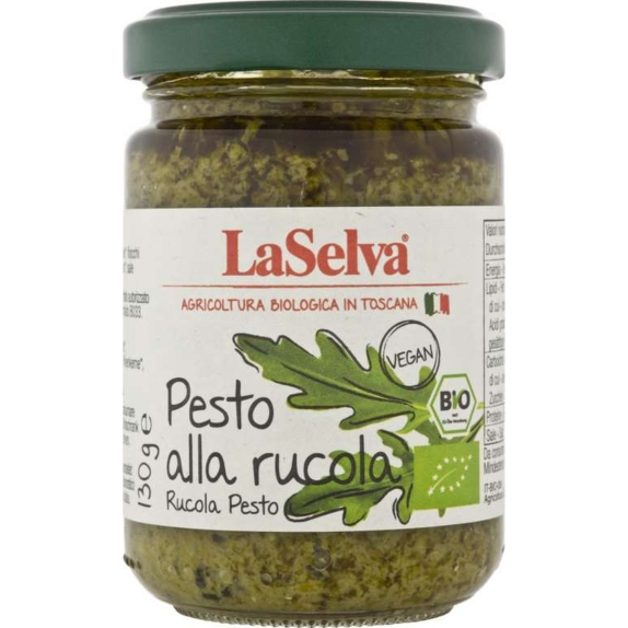 Pesto z rukoli BIO 130 g La Selva cena 4,25$
