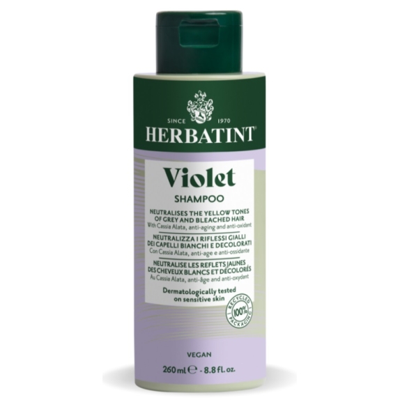 Herbatint szampon do włosów rozjaśnianych fioletowy violet 260 ml cena 66,00zł