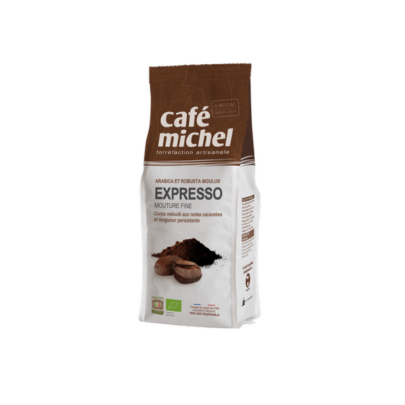 Kawa mielona Arabica / Robusta Espresso Fair Trade BIO 250 g Cafe Michel cena 6,86$