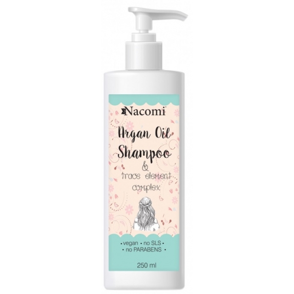 Nacomi szampon wzmacniający z olejem arganowym 250 ml cena €4,82