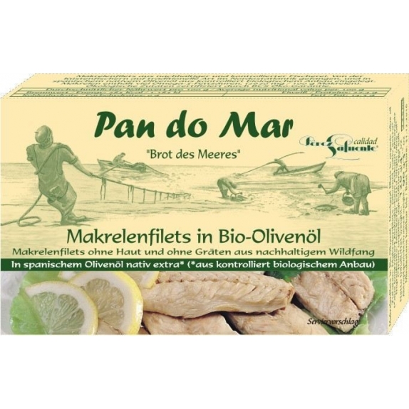 Makrela w oliwie z oliwek 120 g Pan do Mar cena 15,09zł