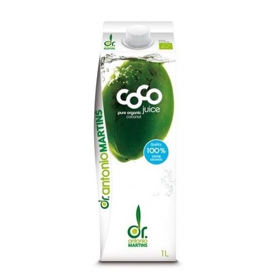 Woda kokosowa naturalna 1 l BIO Coco (Dr Martins) cena 20,99zł