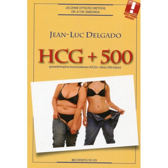 Książka "HCG + 500" Delgado cena 34,49zł