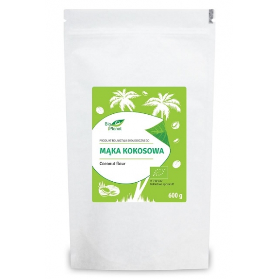 Mąka kokosowa 600 g BIO Bio Planet cena 9,45zł