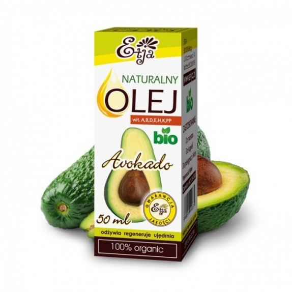 Olejek naturalny avocado 50 ml BIO Etja cena 15,79zł