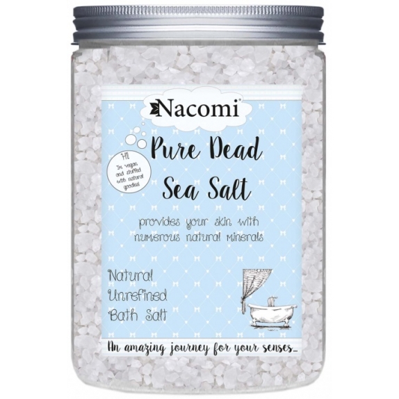Nacomi sól czysta z morza martwego 1400 g + próbka w kształcie serca GRATIS cena 31,95zł