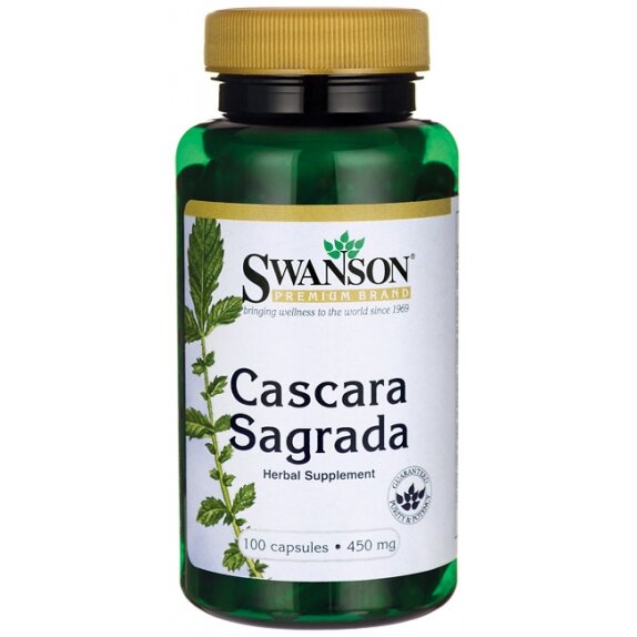 Swanson cascara sagrada 450 mg 100 kapsułek cena 24,65zł