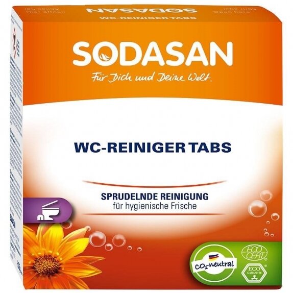 Tabletki czyszczące do WC 15 sztuk Sodasan ECO cena 26,09zł