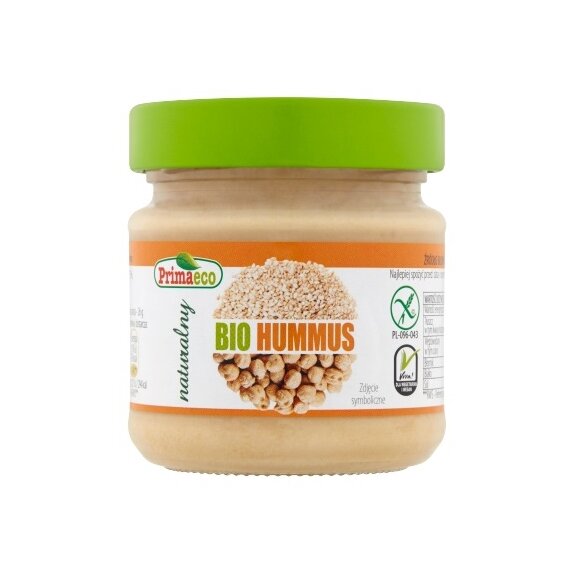 Hummus naturalny 160 g Primaeco cena 9,89zł