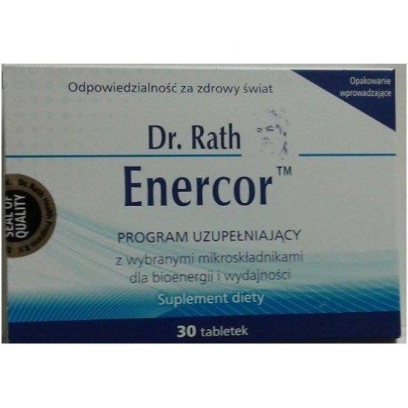 Dr Rath Enercor 30 tabletek cena 74,75zł