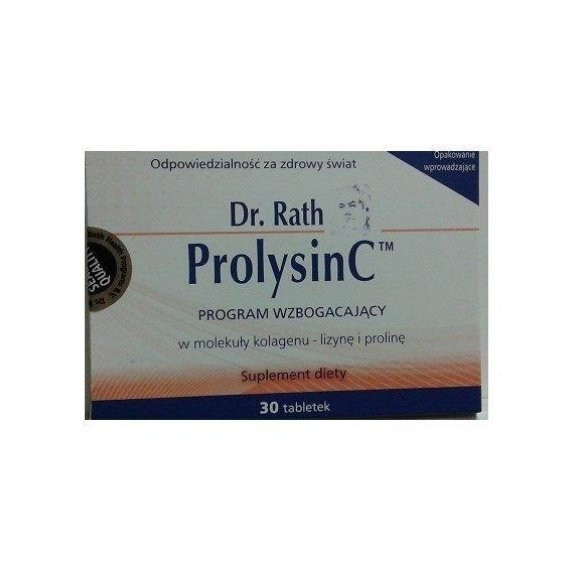 Dr Rath ProlysinC 30 tabletek cena 52,25zł