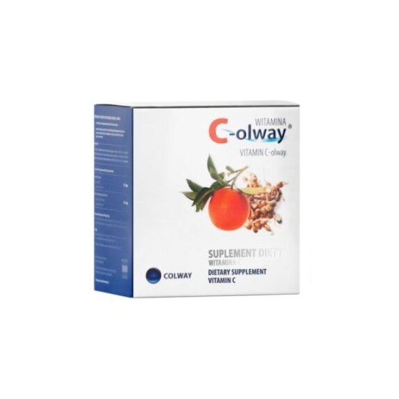 Colway Witamina C naturalna 615 mg 100 kapsułek cena 104,49zł