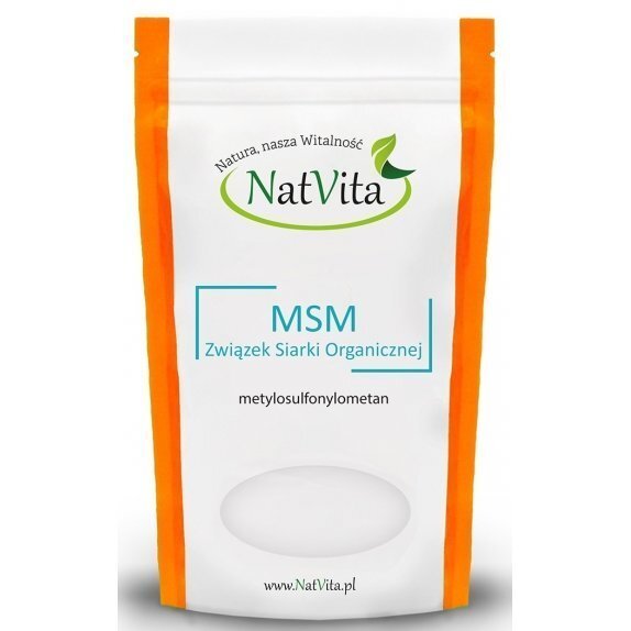 MSM-organiczny związek siarki 100 g Natvita cena 14,49zł