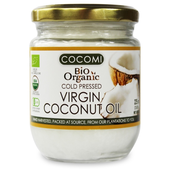 Olej kokosowy Virgin 225 ml BIO Cocomi cena 17,05zł