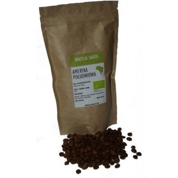 Kawa ekologiczna Arabica Brazylia Santos Organic 200 g cena 27,88zł