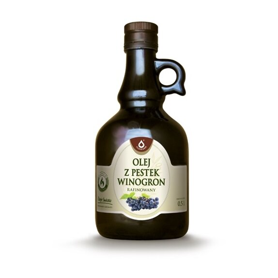 Olej z pestek winogron 500 ml Oleofarm cena 23,00zł