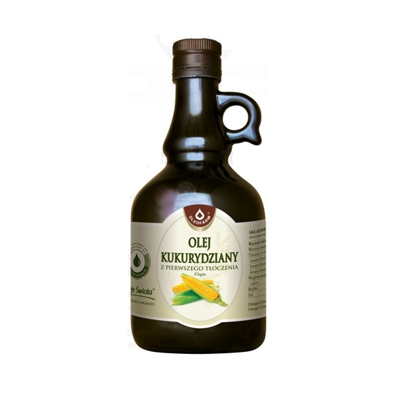 Olej kukurydziany 500 ml Oleofarm cena 19,90zł