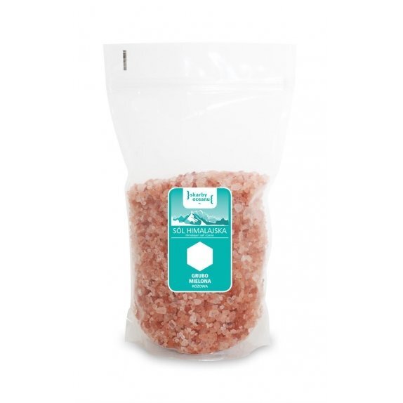 Sól różowa himalajska gruba 1kg Crystalline Planet cena 9,49zł