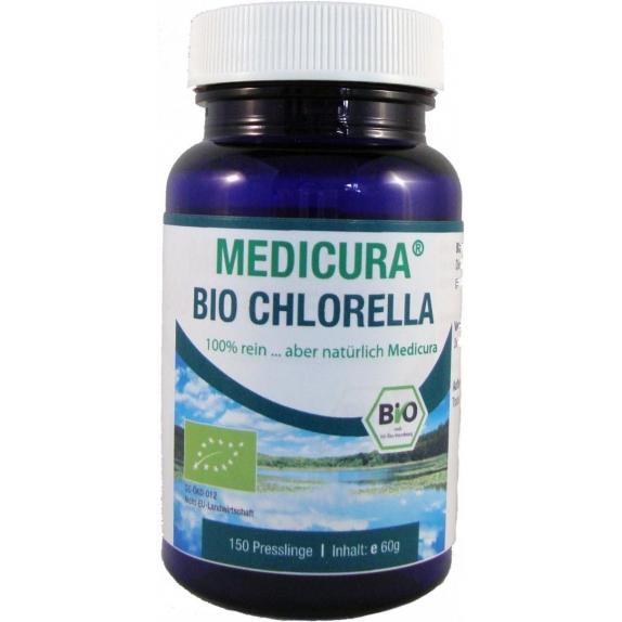 Medicura chlorella BIO 150 pastylek 60 g cena 23,65zł