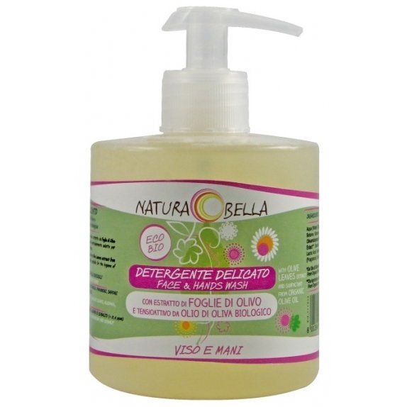 NaturaBella delikatny płyn do mycia twarzy z wyciągiem z liści oliwnych 350 ml cena 19,05zł