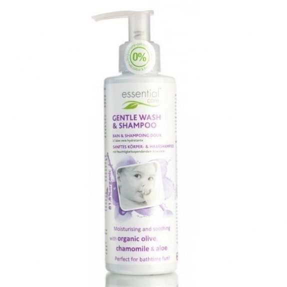 Essential Care delikatny płyn do mycia ciała i włosów dla niemowląt 200 ml cena 67,39zł