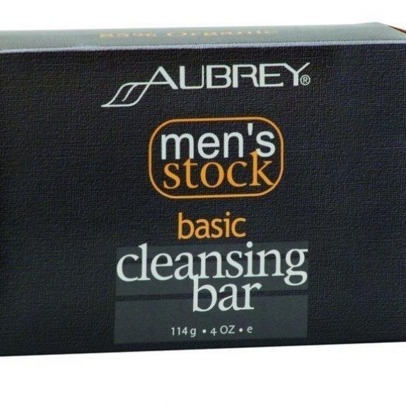 Aubrey Men's stock Mydło w kostce do twarzy i ciała o łagodnym miętowym zapachu 114 g cena 44,40zł