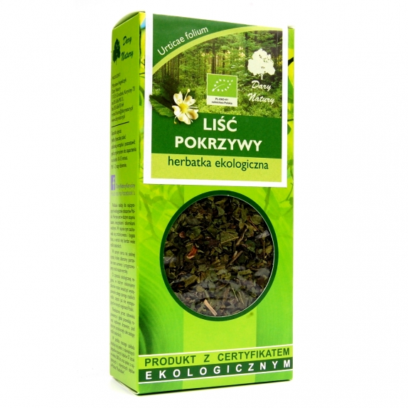 Pokrzywa liść herbatka ekologiczna 25 g BIO Dary Natury cena €1,37