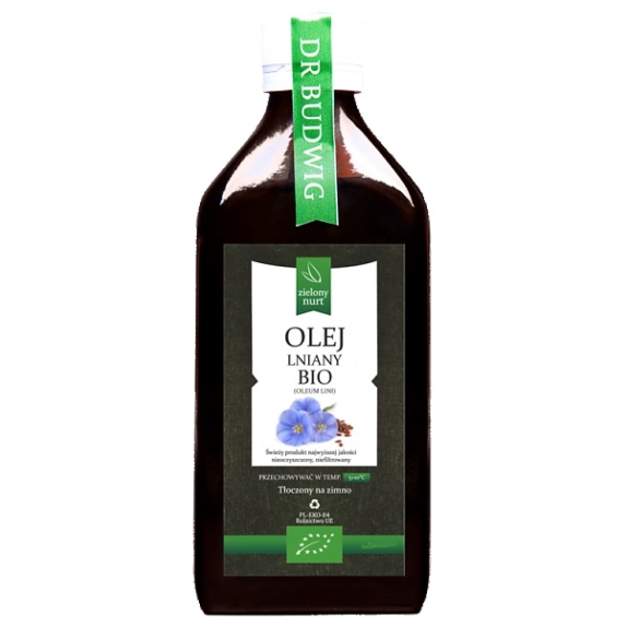 Olej lniany Budwigowy 250 ml BIO Novitum (Bionurt) cena 15,60zł