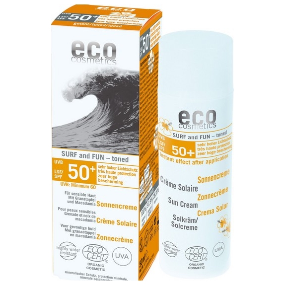 Eco cosmetics krem na słońce spf 50+ Surf and Fun 50 ml ECO cena €17,19