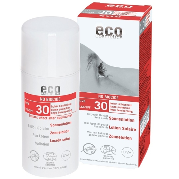 Eco cosmetics emulsja na słońce i komary spf 30 bez środków biobójczych 100 ml ECO cena €20,97