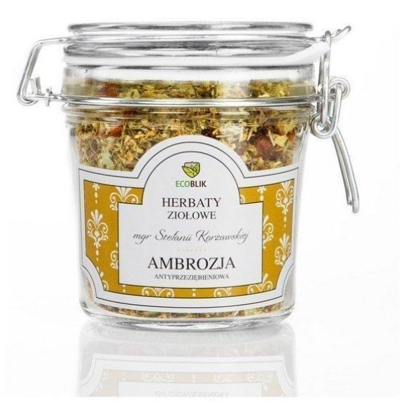 Herbatka ambrozja antyprzeziębieniowa w słoiku 60 g Korżawska cena 21,29zł