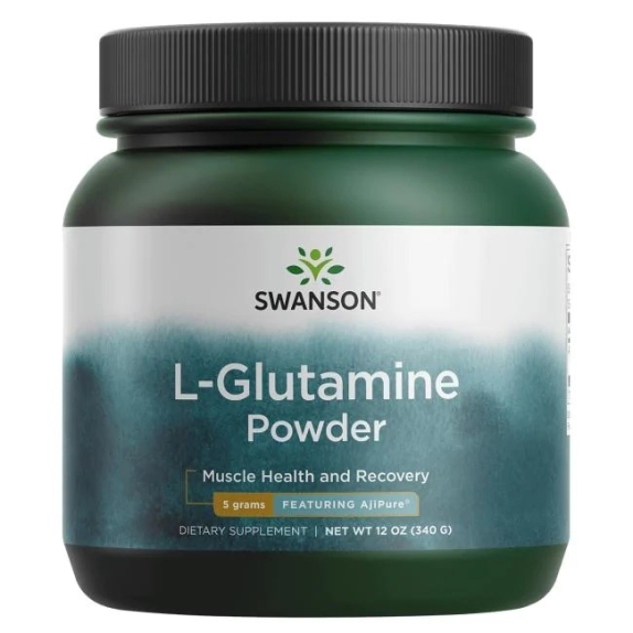 Swanson AjiPure L-glutamina Powder 340 g cena 23,62$