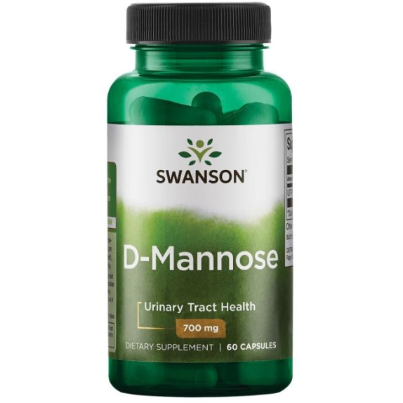 Swanson D-mannoza 700  mg 60 kapsułek cena 16,98$