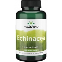 Swanson Echinacea (jeżówka purpurowa) 400 mg 100 kapsułek