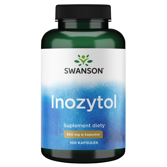 Swanson Inozytol 650 mg 100 kapsułek PROMOCJA cena 41,95zł
