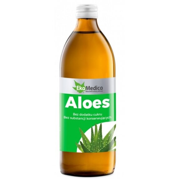 EkaMedica sok z aloesu 99,8% 500 ml cena 21,90zł