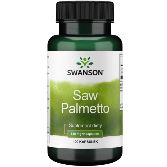 Swanson saw palmetto 540 mg 100kapsułek  cena €8,58