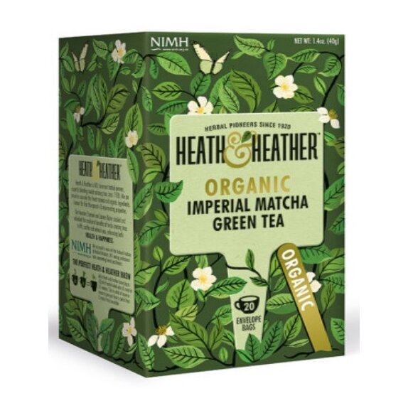 Herbata Matcha Green Tea Heath & Heather 40 g (20 saszetek) BIO Pięć Przemian cena 11,95zł