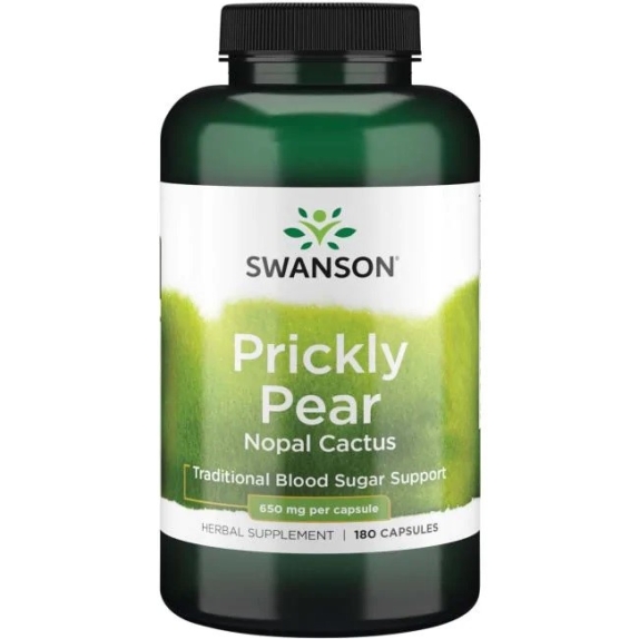 Swanson opuncja (Prickly Pear Cactus) 650 mg 180 kapsułek cena 24,27$