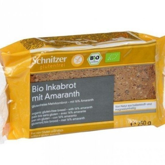 Chleb Inków z amarantusem bezglutenowy 250 g Schnitzer cena 13,60zł