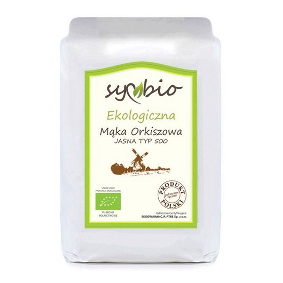 Mąka orkiszowa typ 500 1 kg BIO Symbio cena 13,95zł