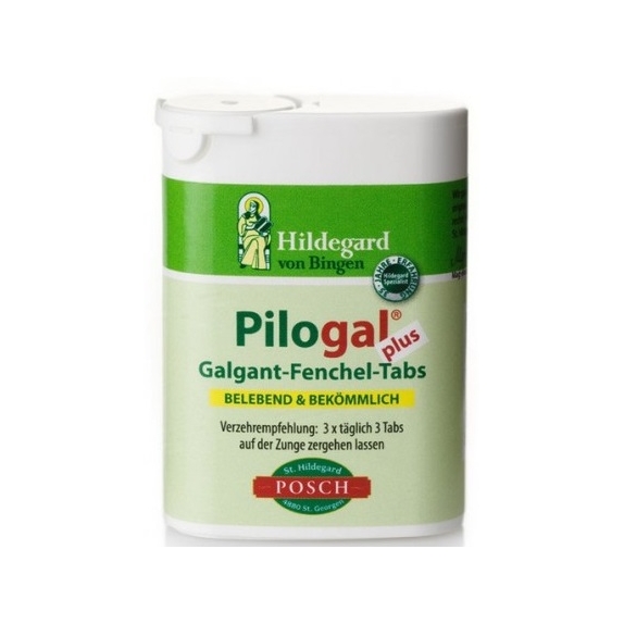 Posch pilogal plus 25 g 100 tabletek koprowo-galgantowych Hildegarda  cena 10,15$