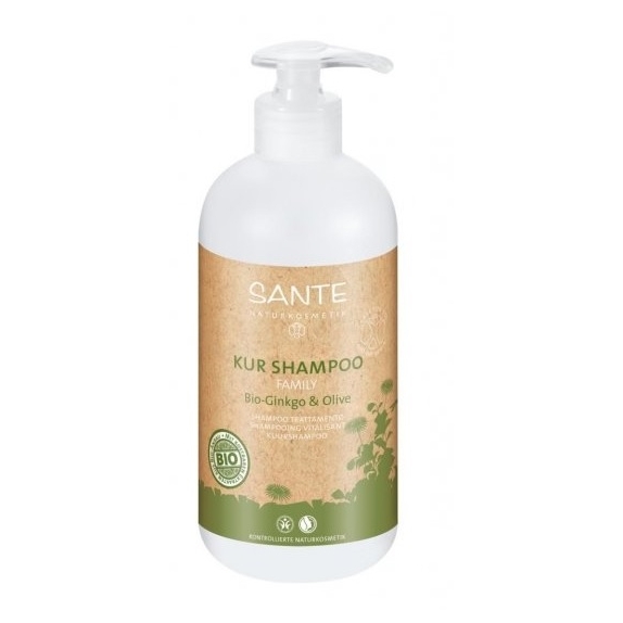 Sante family szampon do włosów odżywczy ginko i oliwka 500 ml cena 28,59zł