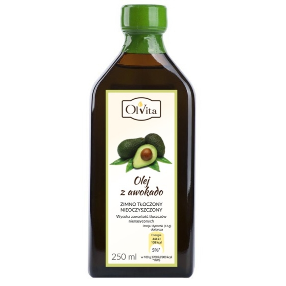 Olej z avocado 250 ml Olvita cena 32,39zł
