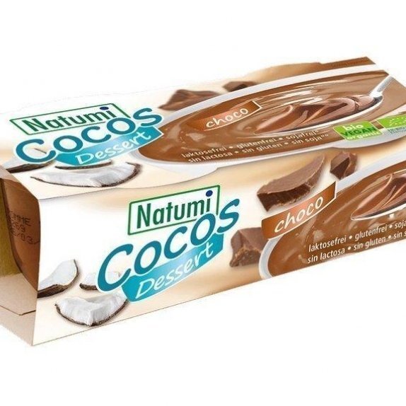 Deser kokosowy z kakao bezglutenowy BIO 2 x 110 g Natumi cena 9,59zł