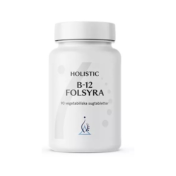 Holistic B-12 Folsyra 90 tabletek do ssania cena €19,70