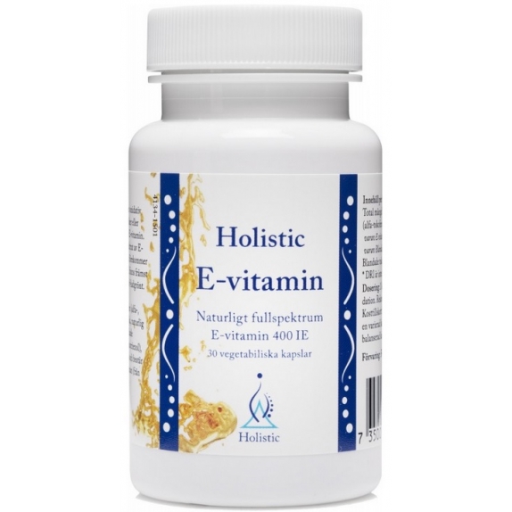 Holistic E-vitamin Witamina E naturalna 400 IU 30 kapsułek cena 129,00zł