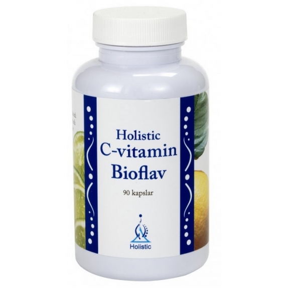 Holistic C-vitamin Bioflav witamina C 90 kapsułek data ważności 04.2024 PROMOCJA! cena 64,90zł